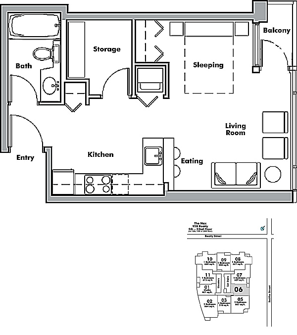 Floor plan 2106