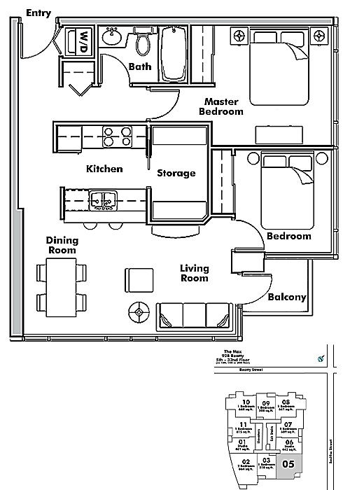 Floor plan 705