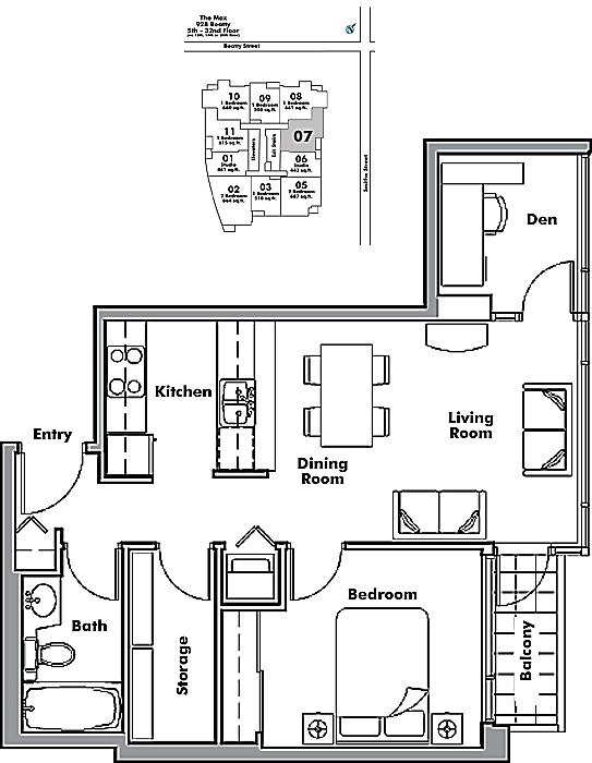 Floor plan 2107