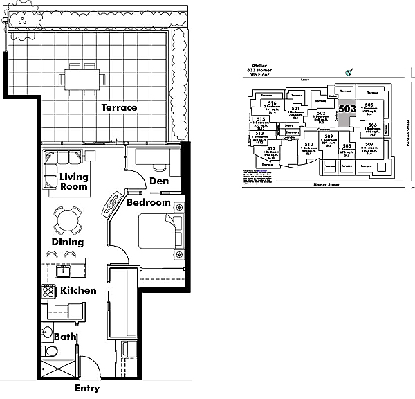 Floor plan 503