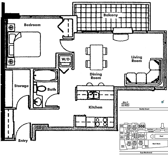 Floor plan 308