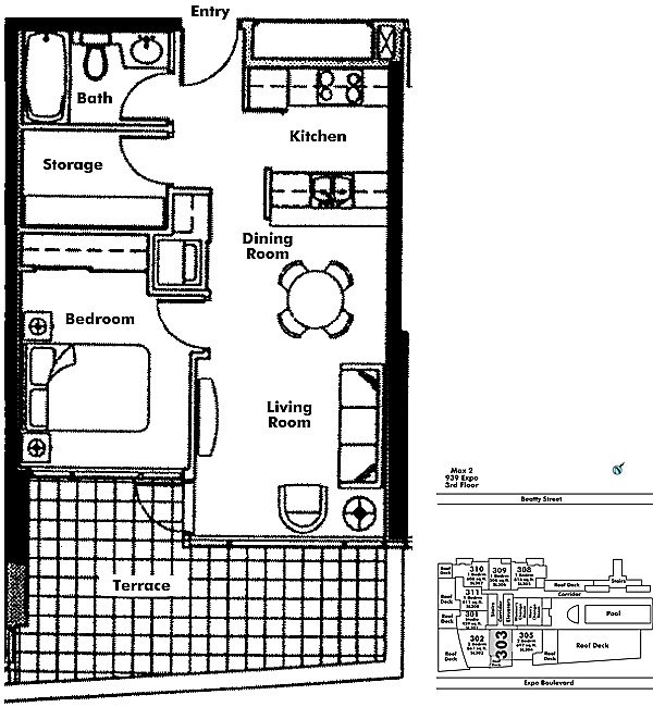 Floor plan 303