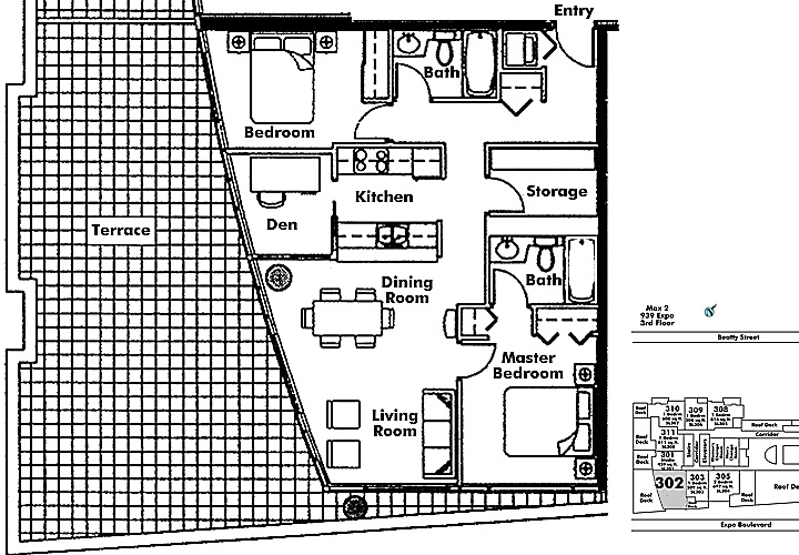 Floor plan 302