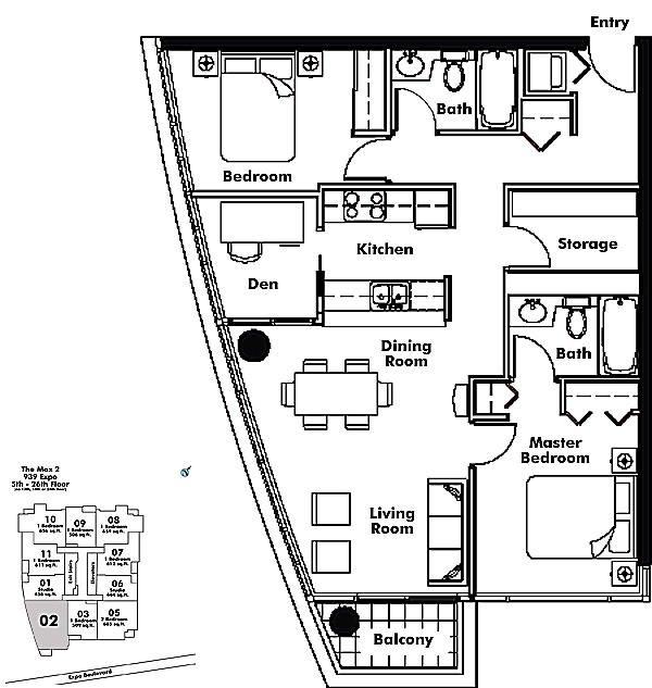 Floor plan 1102