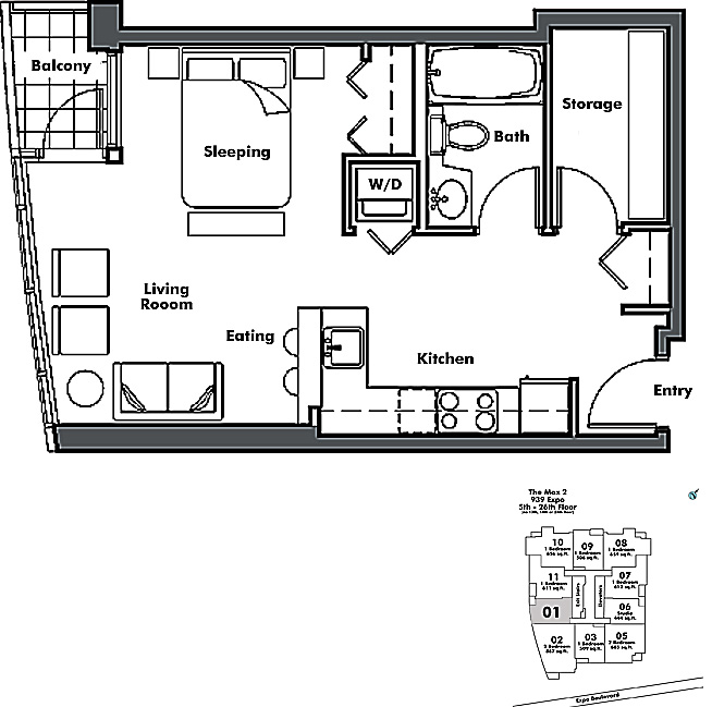 Floor plan 2101