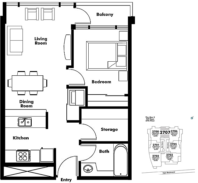 Floor plan 2707