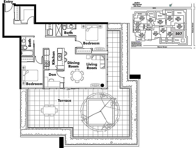 Floor plan 507