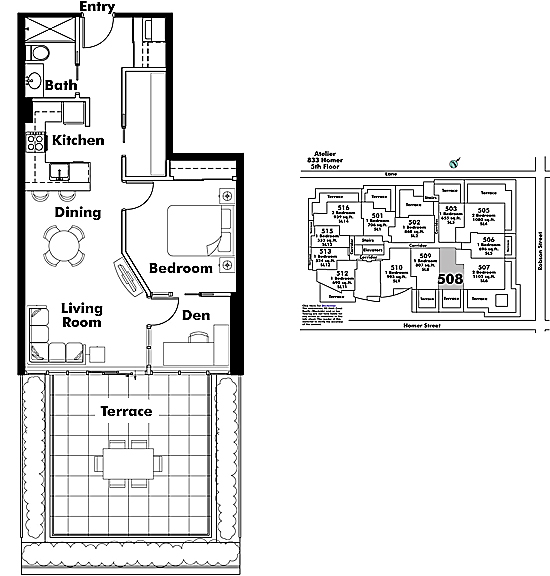 Floor plan 508