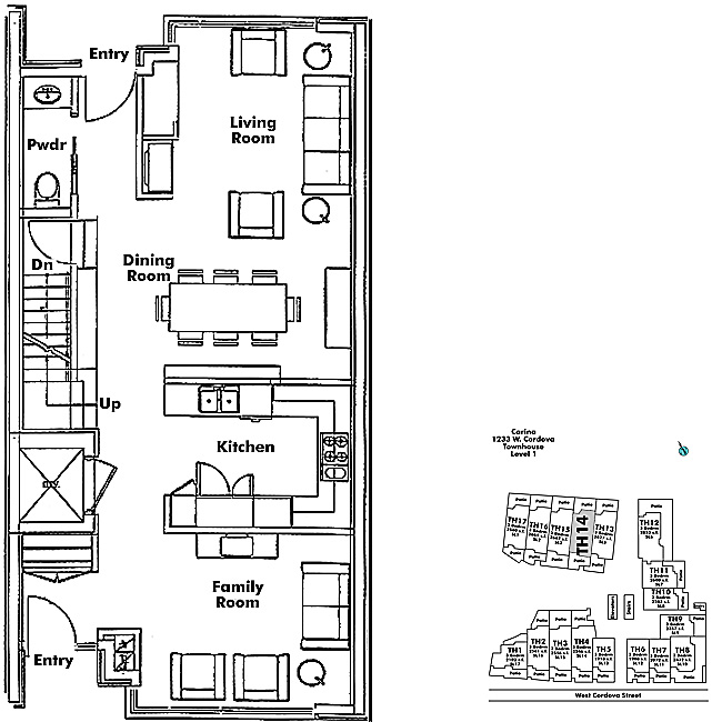Floor plan TH14