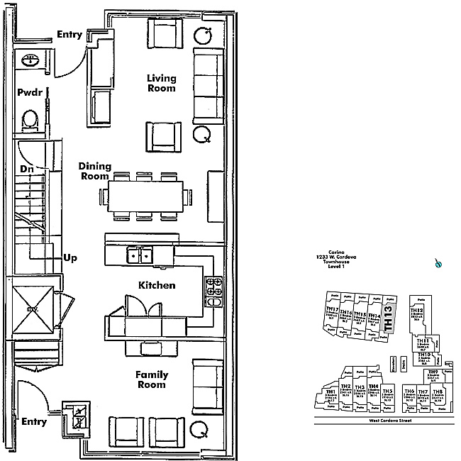 Floor plan TH13