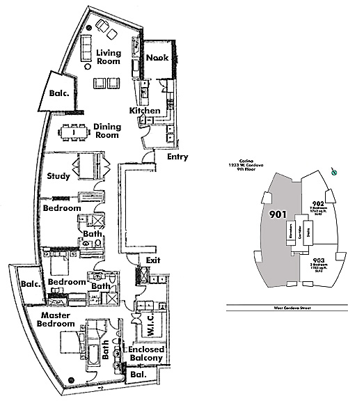 Floor plan 901