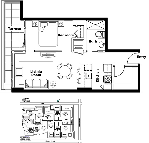 Floor plan 515