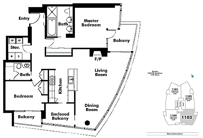 Floor plan 1103