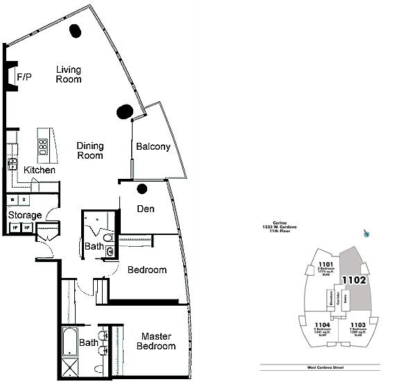 Floor plan 1102