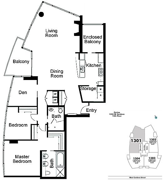 Floor plan 1301