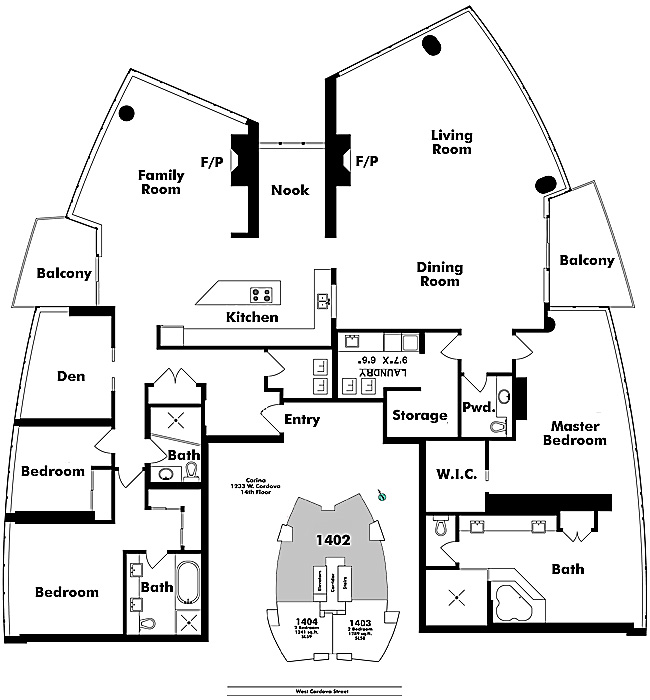 Floor plan 1402