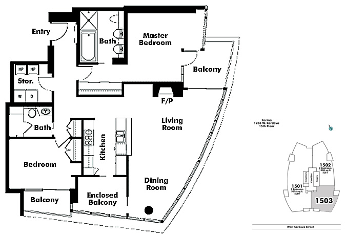 Floor plan 1503