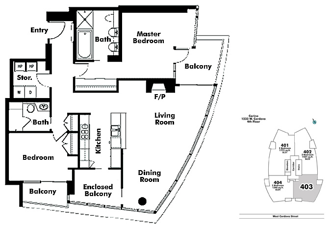 Floor plan 403