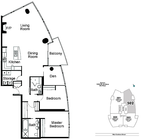 Floor plan 502