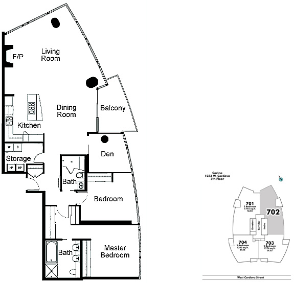 Floor plan 702