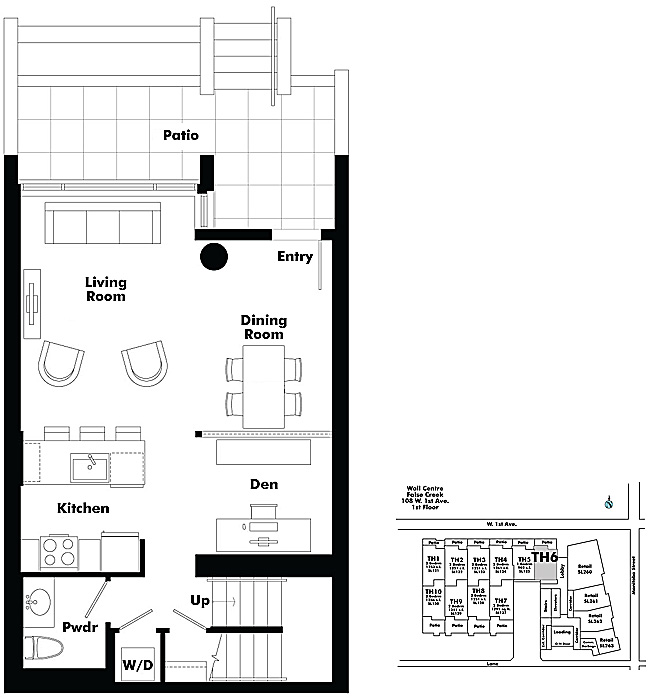 Floor plan TH6