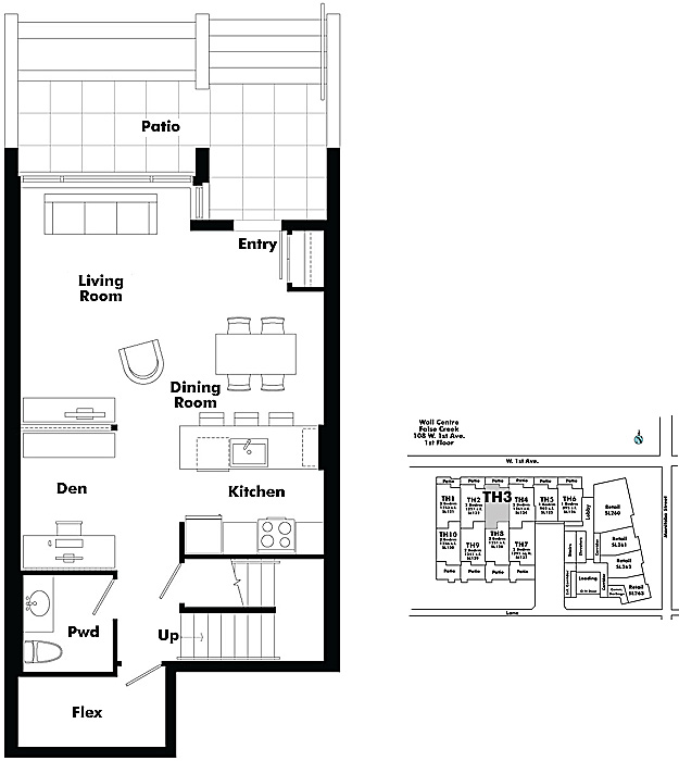 Floor plan TH3