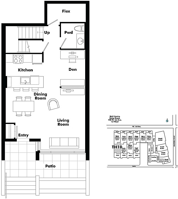 Floor plan TH10