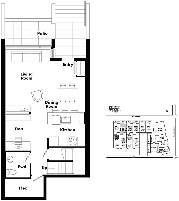 Floor plan TH2