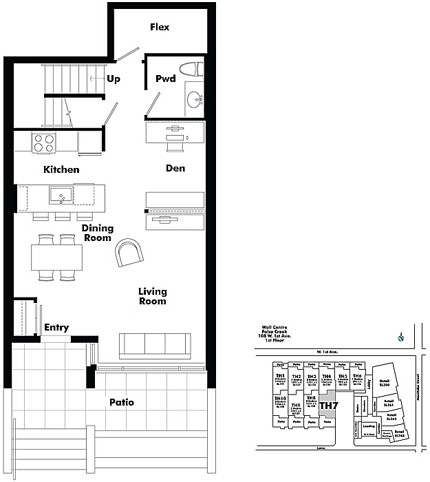 Floor plan TH7