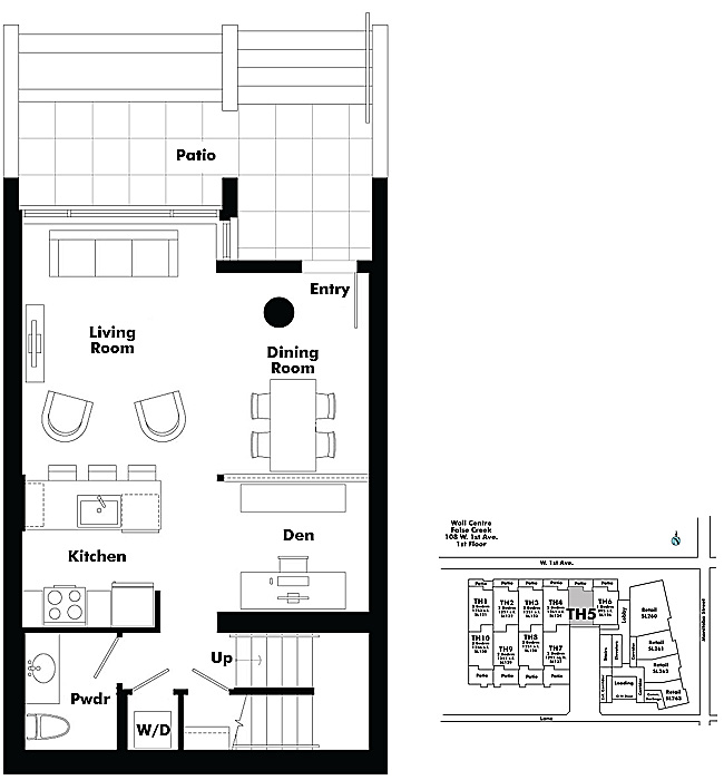 Floor plan TH5