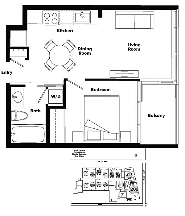 Floor plan 203