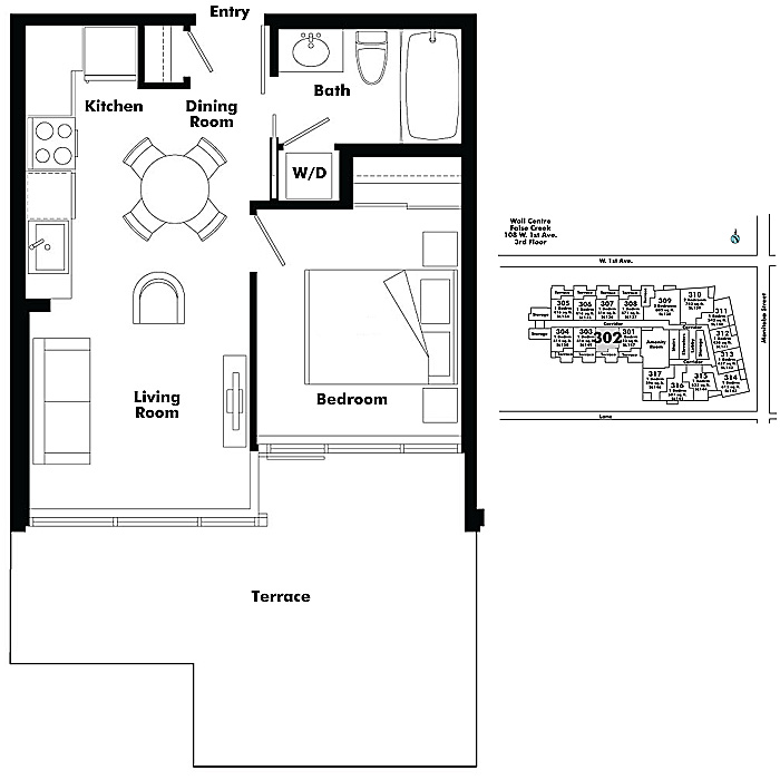 Floor plan 302