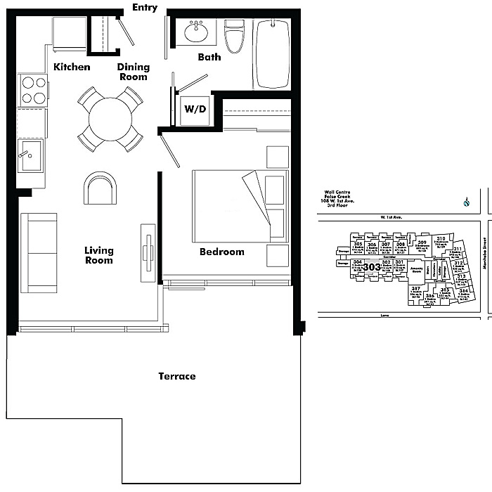 Floor plan 303