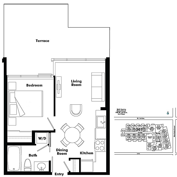 Floor plan 307