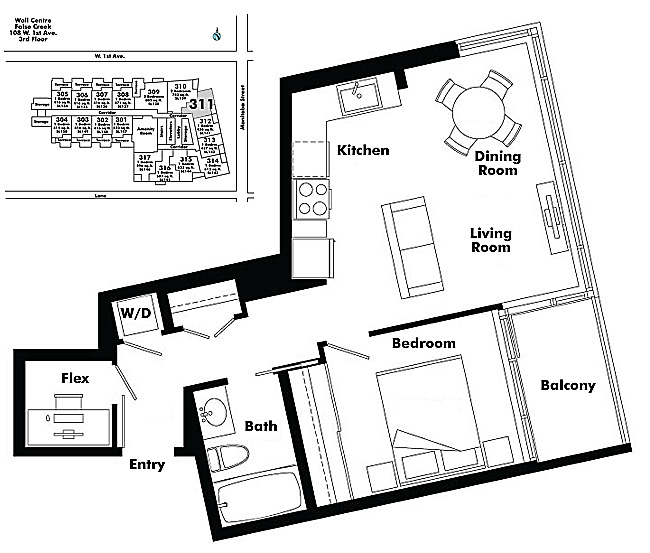 Floor plan 311