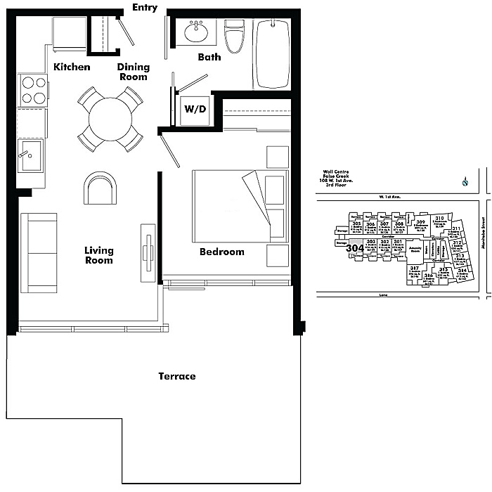 Floor plan 304