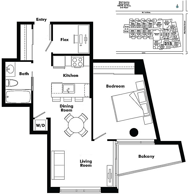 Floor plan 315