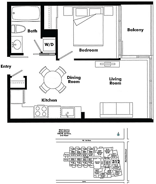 Floor plan 312