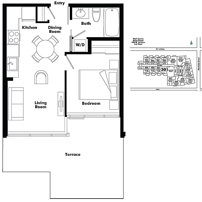 Floor plan 301