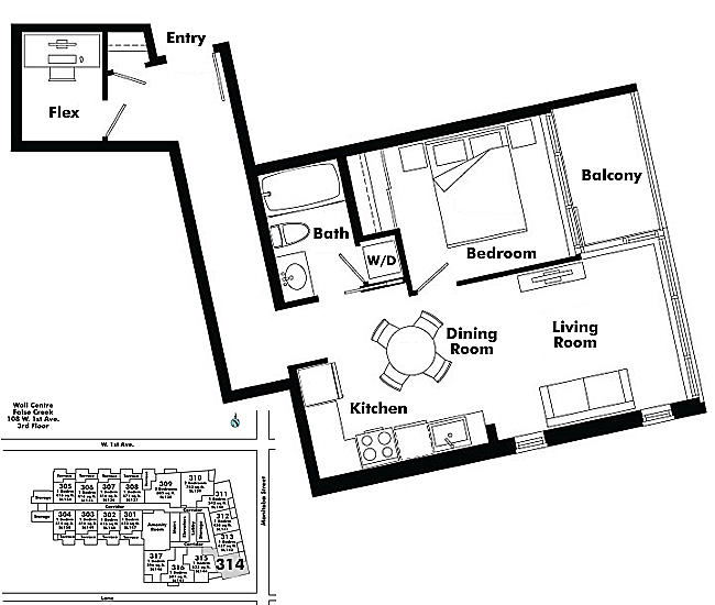 Floor plan 314