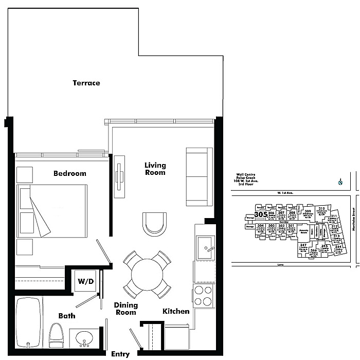 Floor plan 305