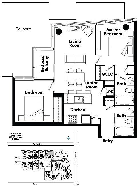 Floor plan 309