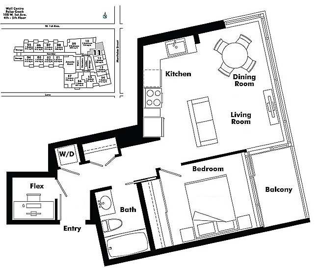 Floor plan 411