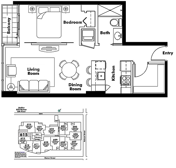 Floor plan 615