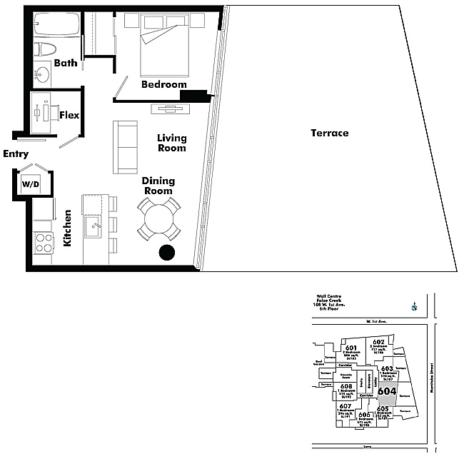 Floor plan 604