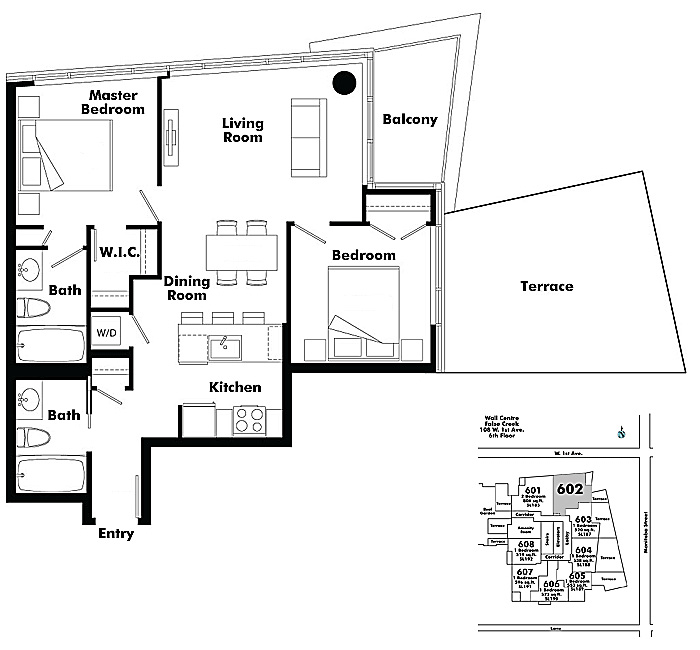 Floor plan 602