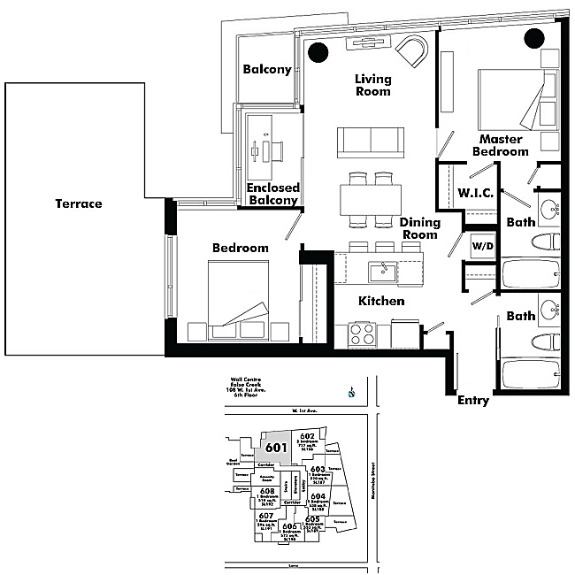 Floor plan 601