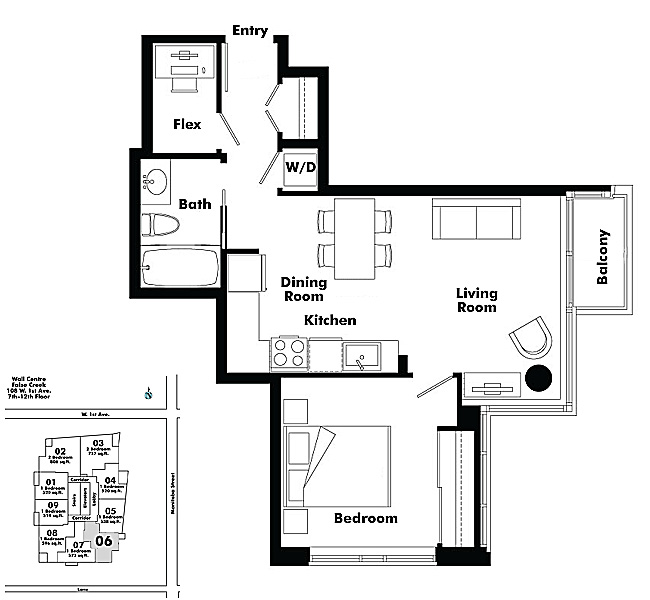 Floor plan 706