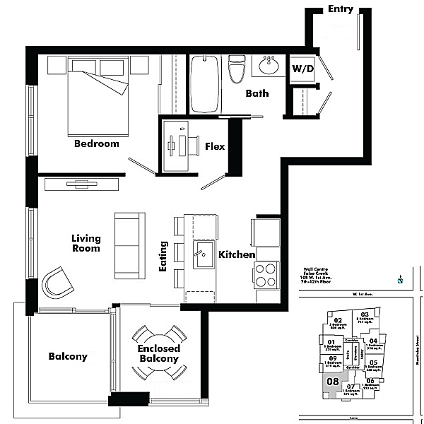 Floor plan 1108