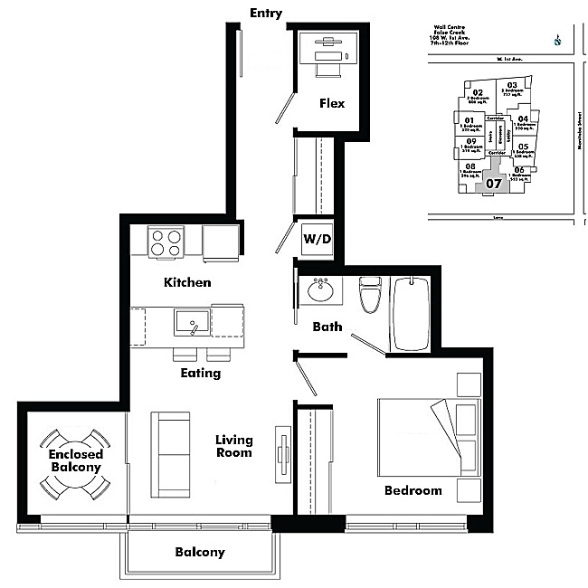 Floor plan 1007